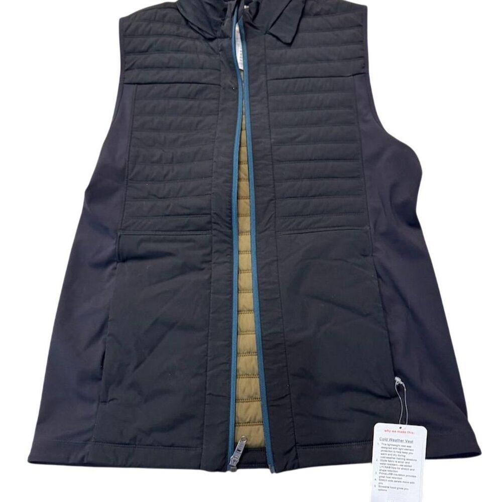 Lululemon Men's Black Insulated Puffer Vest Size L Winter Casual